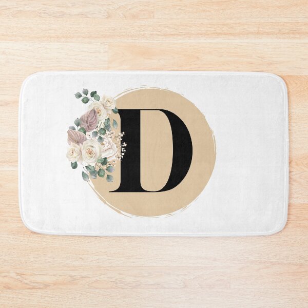 Item preview,  letter d floral  designed and sold by LU NA.