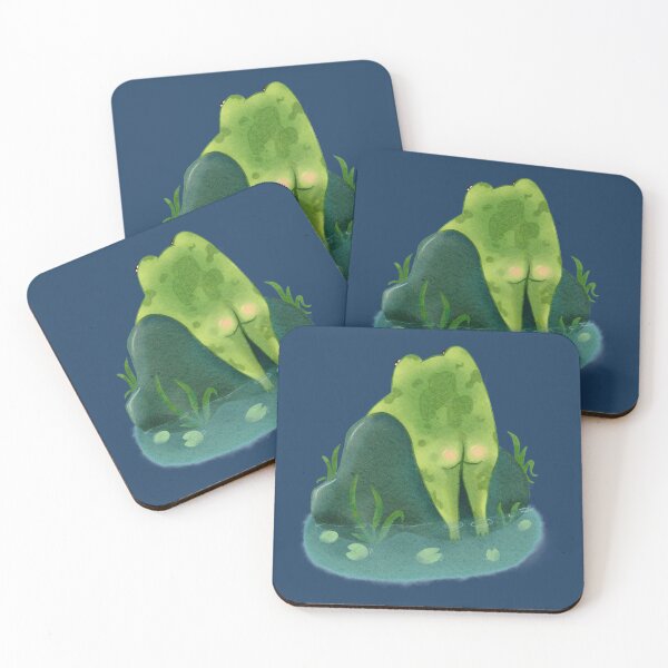 Item preview, Frog Butt              designed and sold by YanaKnitShop.