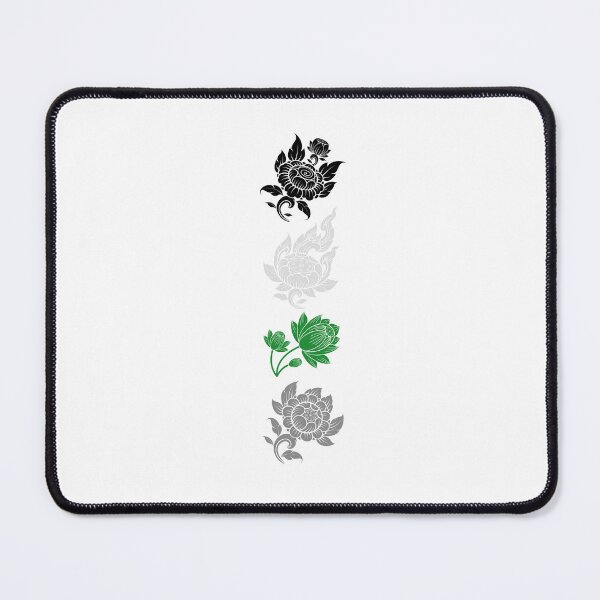 Item preview, Asian Flower Art Demi Romantic. Demiromantic Pride designed and sold by Subtle Pride Shop.