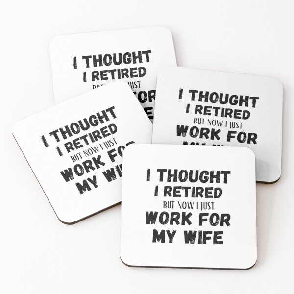 Item preview, I Thought I Retired Wife designed and sold by BookOfE.