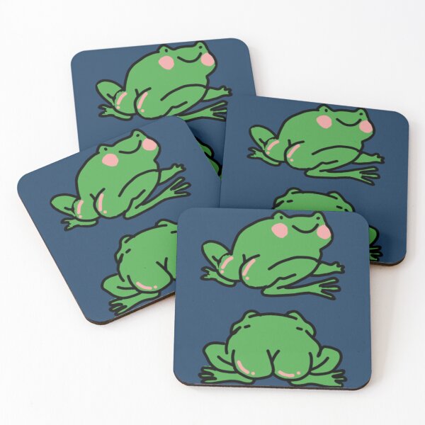 Item preview, Frog Butt    designed and sold by YanaKnitShop.