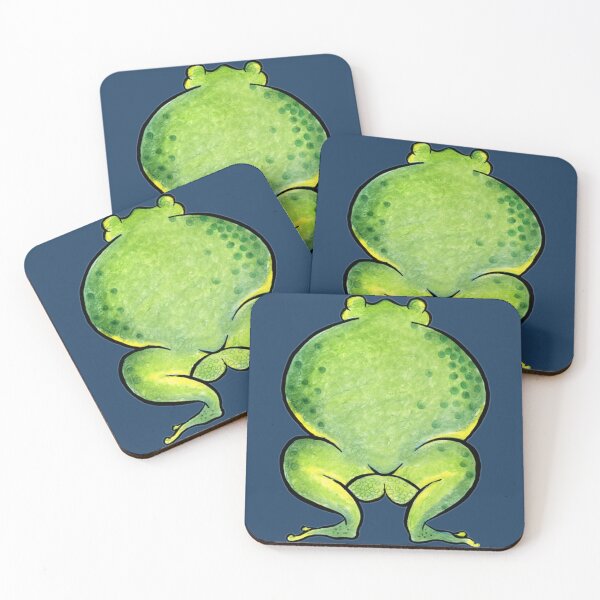 Item preview, frog butt   designed and sold by YanaKnitShop.