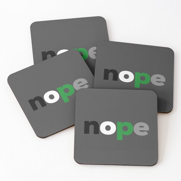 Item preview, nope Demi Romantic. Demiromantic Pride designed and sold by Subtle Pride Shop.