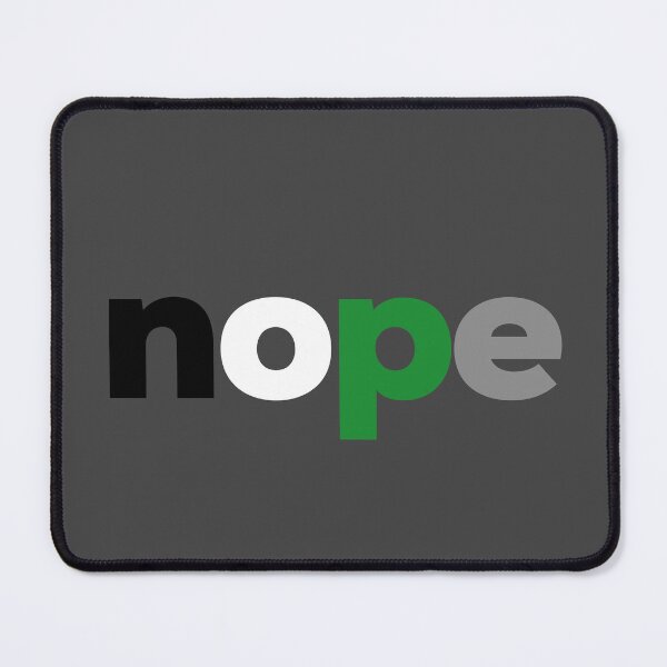 Item preview, nope Demi Romantic. Demiromantic Pride designed and sold by Subtle Pride Shop.