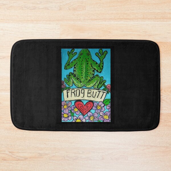 Item preview, Frog Butt humor and silly    designed and sold by YanaKnitShop.