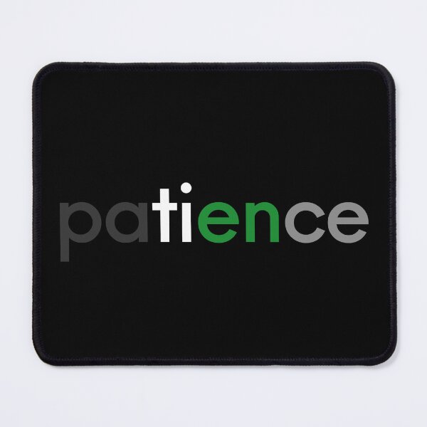 Item preview, Patience Demi Romantic. Demiromantic Pride designed and sold by Subtle Pride Shop.