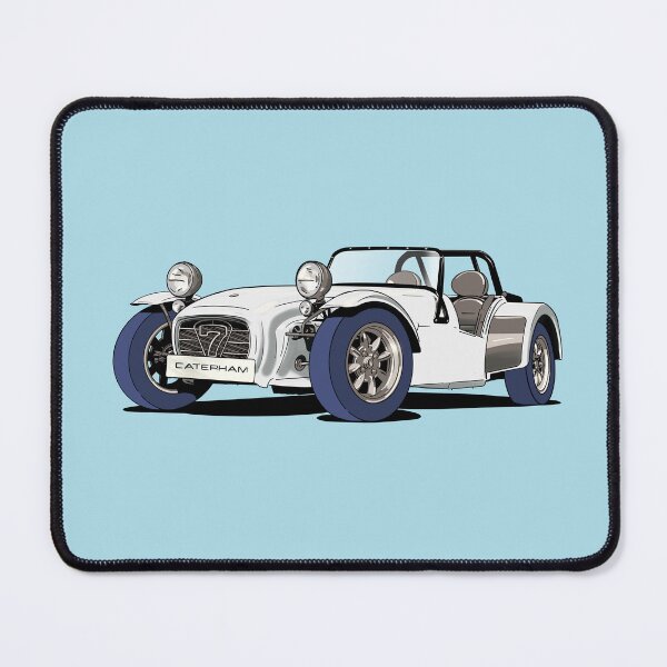 Item preview, Caterham Seven sports car in white designed and sold by Webazoot Industries - Car Art.