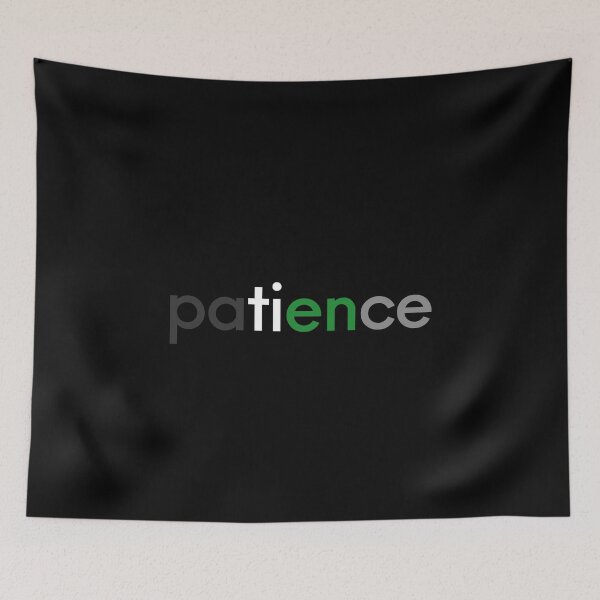 Item preview, Patience Demi Romantic. Demiromantic Pride designed and sold by Subtle Pride Shop.