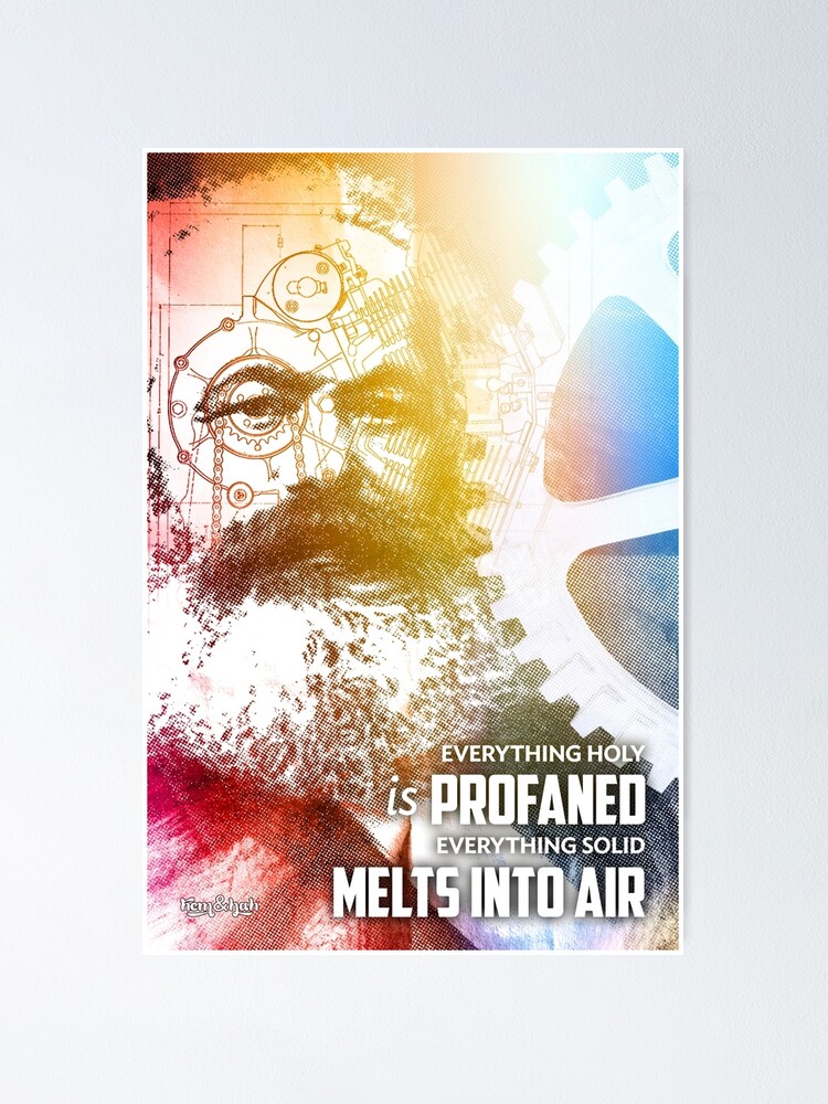 Poster Citation De Karl Marx Par Hemandhah Redbubble