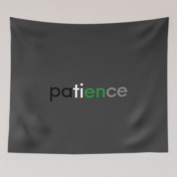 Item preview, Patience Demi Romantic. Demiromantic Pride designed and sold by Subtle Pride Shop.