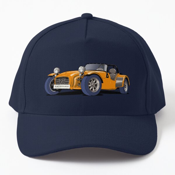 Vista previa del artículo con la obra «Caterham Seven sports car in bright orange», diseñado y vendido por Webazoot Industries - Car Art.