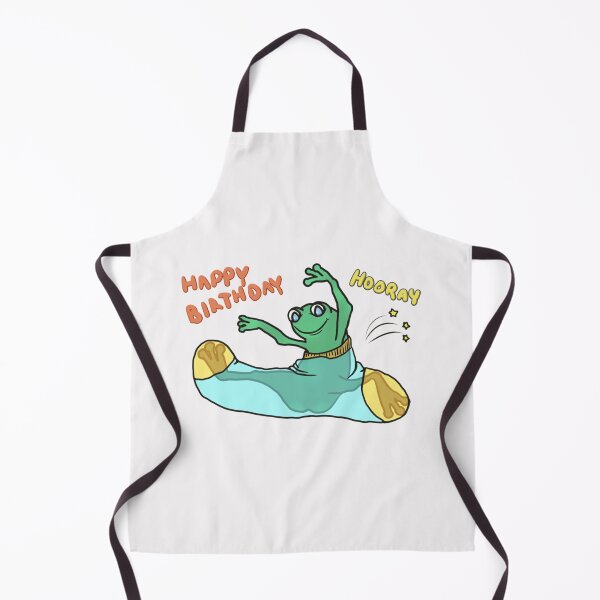 Item preview, Happy Birthday From Pleasant Frog In A Sock - Funny Happy Birthday Hooray   designed and sold by YanaKnitShop.