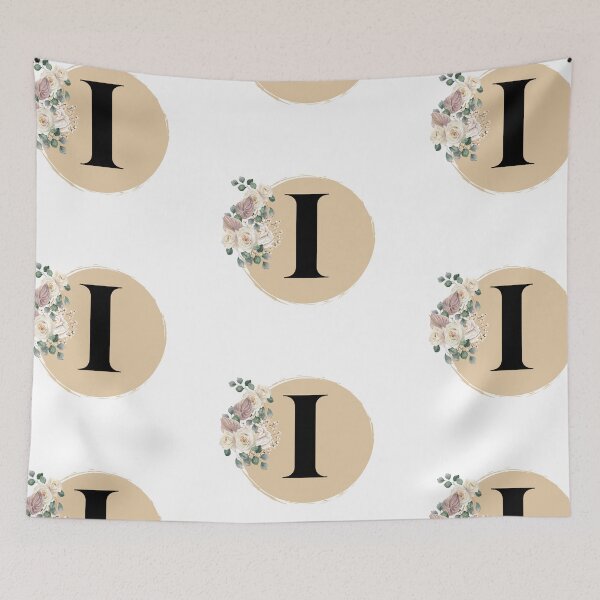 Item preview, letter i floral designed and sold by LU NA.