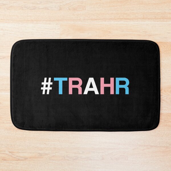 Item preview, Hashtag Trans Rights Are Human Rights #TRAHR. Transgender Pride designed and sold by Subtle Pride Shop.