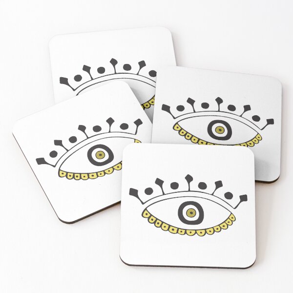 Aperçu de l'œuvre Couronne Black Evil Eye "Puissance" créée et vendue par Mystikaa.