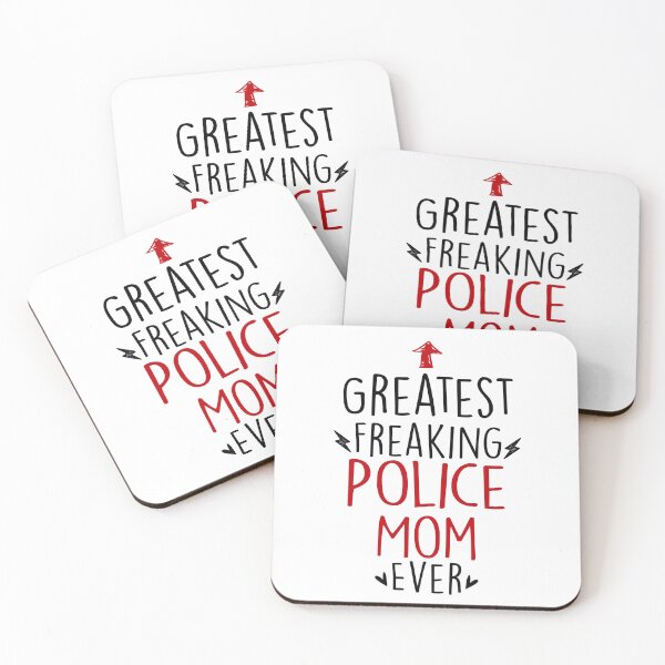 Item preview, Greatest Freaking Police Mom Ever Mothers Day Birthday Funny Police designed and sold by EasyPrintGift.