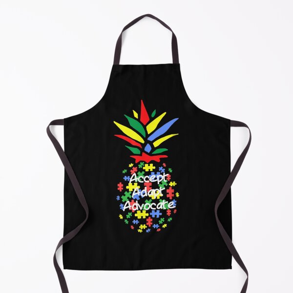 Item preview, Accept Adapt Advocate Puzzle Pieces Pineapple Autism T Shirt designed and sold by Cansellerma.