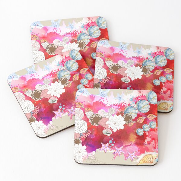 Item preview,  amazing picture dance of colors with sea creatures designed and sold by Beyhandesgn.