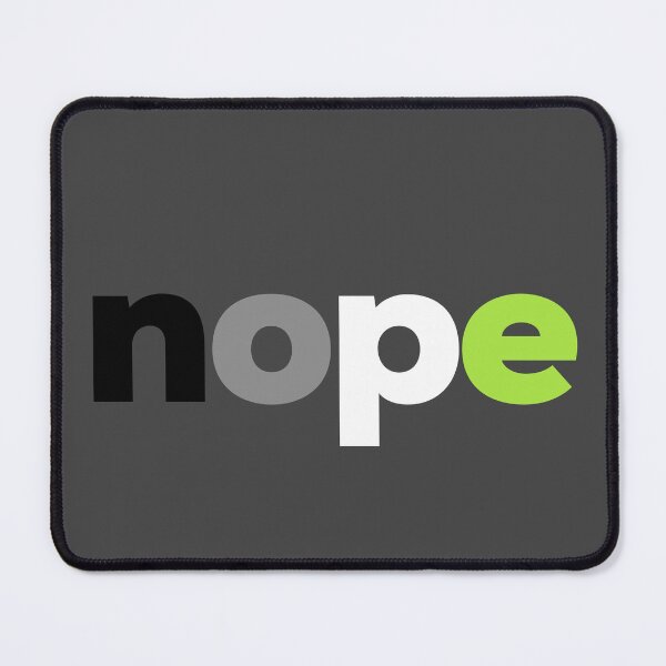 Item preview, nope Gender. Agender Pride designed and sold by Subtle Pride Shop.