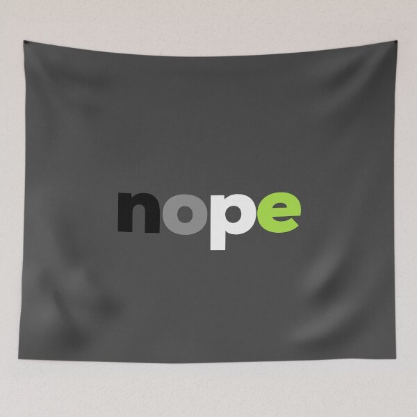 Item preview, nope Gender. Agender Pride designed and sold by Subtle Pride Shop.