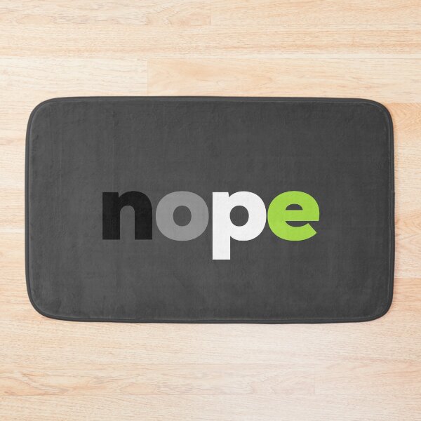 Item preview, nope Gender. Agender Pride designed and sold by Subtle Pride Shop.