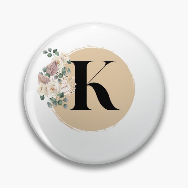Item preview, letter k floral designed and sold by LU NA.