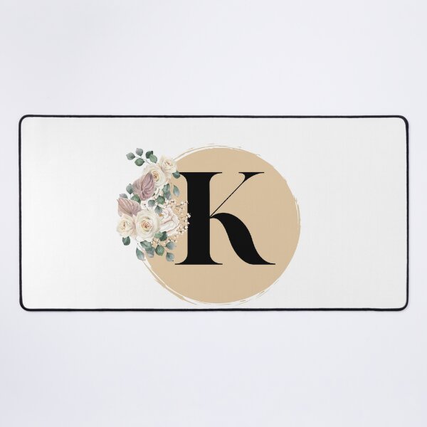 Item preview, letter k floral designed and sold by LU NA.