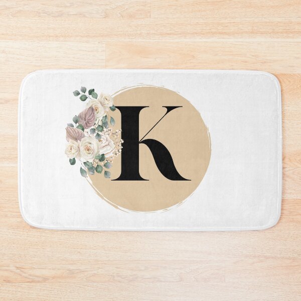 Item preview, letter k floral designed and sold by LU NA.