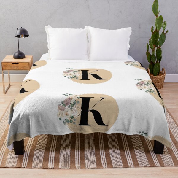 Item preview, letter k floral designed and sold by LU NA.