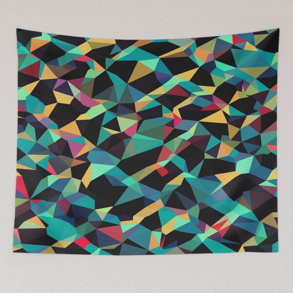 Item preview, Triangles multicolor trendy pattern designed and sold by cutecrazytshirt.