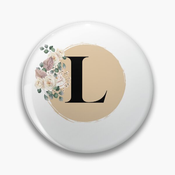 Item preview, letter l floral designed and sold by LU NA.