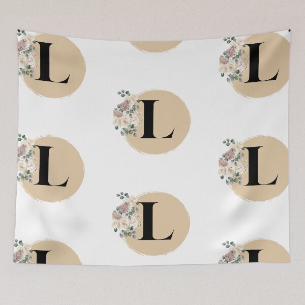 Item preview, letter l floral designed and sold by LU NA.