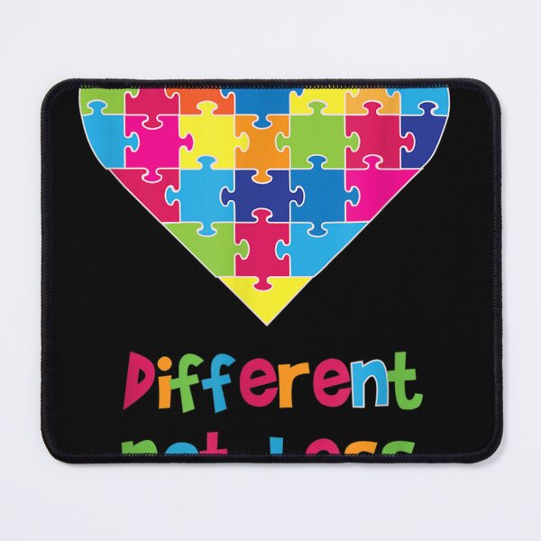 Item preview, Different Not Less - Autism Awareness Heart Puzzle designed and sold by Cansellerma.
