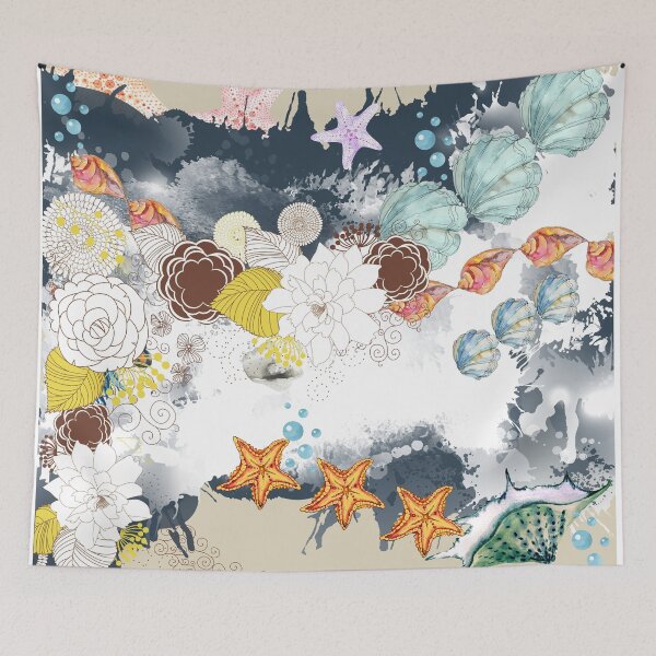 Item preview, Copy of Copy of  amazing picture dance of colors with sea creatures designed and sold by Beyhandesgn.