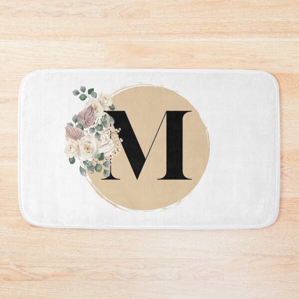 Item preview, letter m floral designed and sold by LU NA.