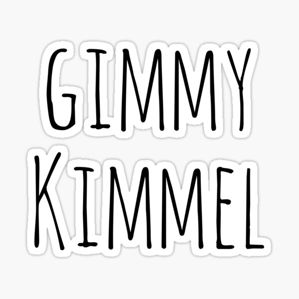 gimmy Kimmel - jimmy Kimmel  Sticker