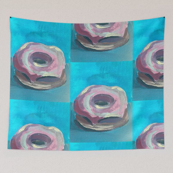 Item preview, Strawberry Glazed donut designed and sold by CampArtwork.