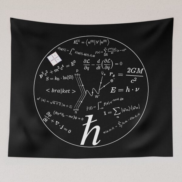 Item preview, physics equations and diagrams dark version designed and sold by NoetherSym.