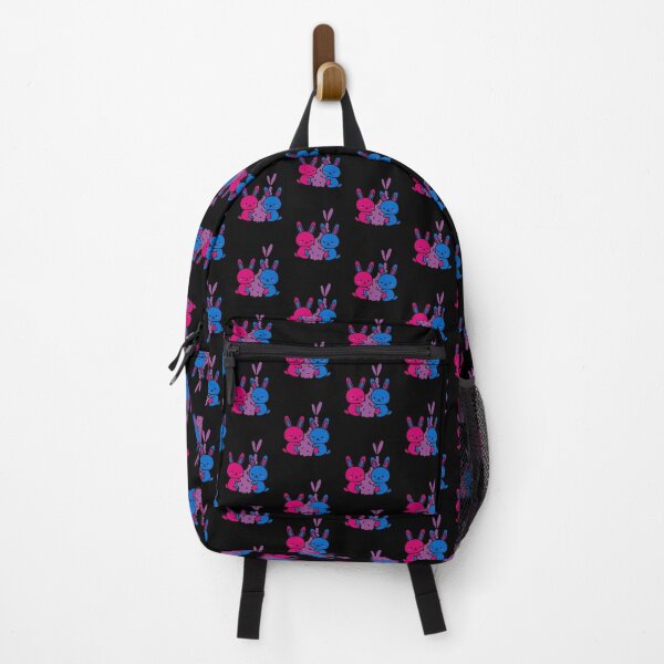 Item preview, Kawaii Bi Bunnies and Shrimp. Bisexual Pride designed and sold by Subtle Pride Shop.