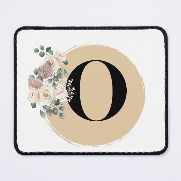 Item preview, letter o floral designed and sold by LU NA.