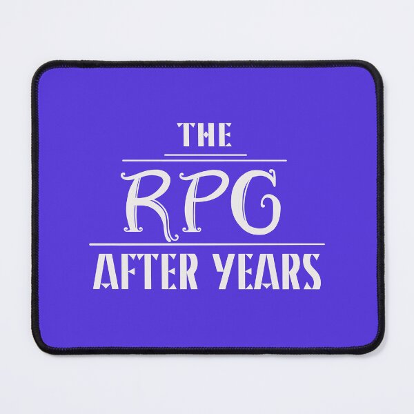 Item preview, RPG After Years Logo (white on black) designed and sold by RPGAfterYears.