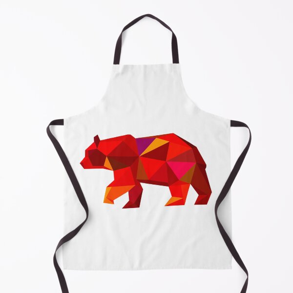 Aperçu de l'œuvre Géométrique Ours Rouges créée et vendue par doodle-mittens.