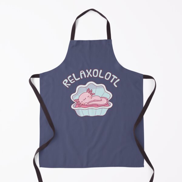 Item preview, Cute Sleeping Axolotl Relaxolotl Funny Pun designed and sold by rustydoodle.