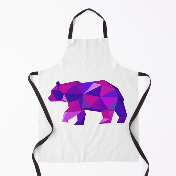 Aperçu de l'œuvre Ours Géométrique Violet créée et vendue par doodle-mittens.