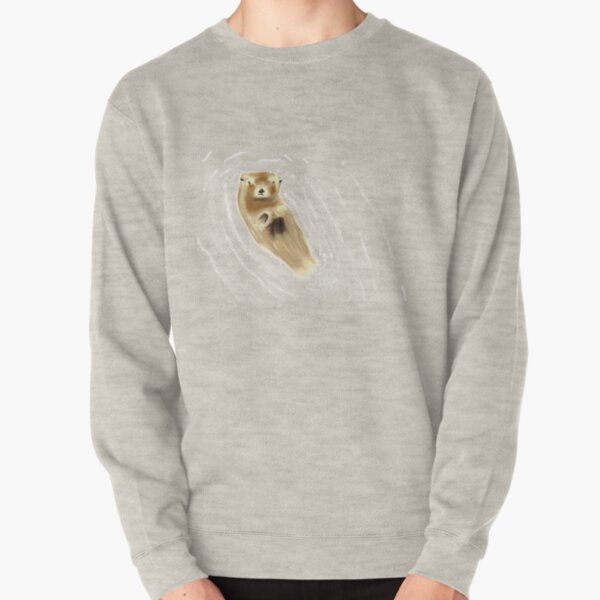 Otter ripples Pullover Sweatshirt