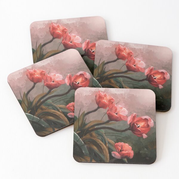 Item preview, Salmon Tulips designed and sold by Lois  Bryan.