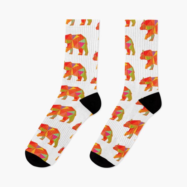 Item preview, Geometric Bear 60s pallet  designed and sold by doodle-mittens.