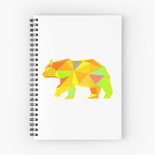 Item preview, Geometric Bear Ev Yellow designed and sold by doodle-mittens.