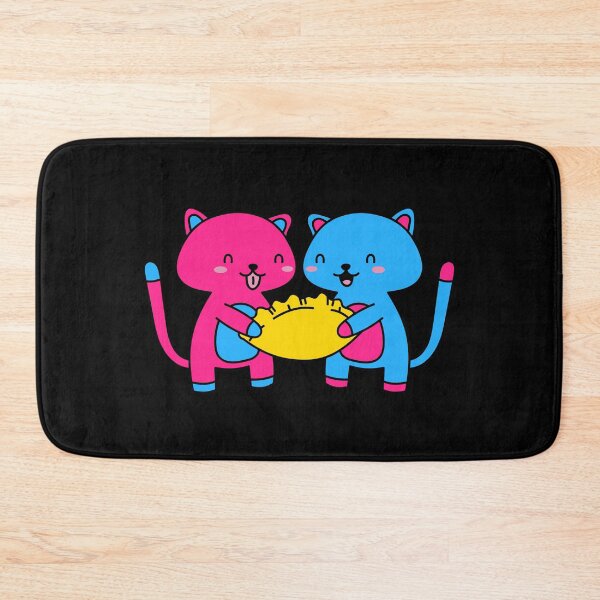 Item preview, Kawaii Pan Kittens. Pansexual Pride designed and sold by Subtle Pride Shop.