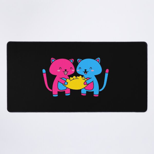 Item preview, Kawaii Pan Kittens. Pansexual Pride designed and sold by Subtle Pride Shop.